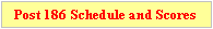 Text Box: Post 186 Schedule and Scores